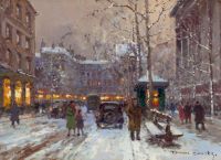  Place de la Madeleine en hiver, 1951